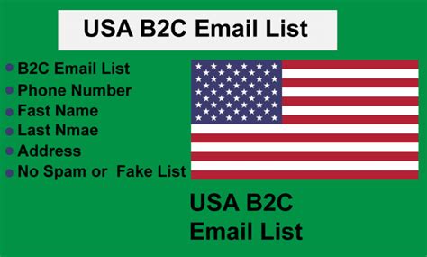 usa b2c email list